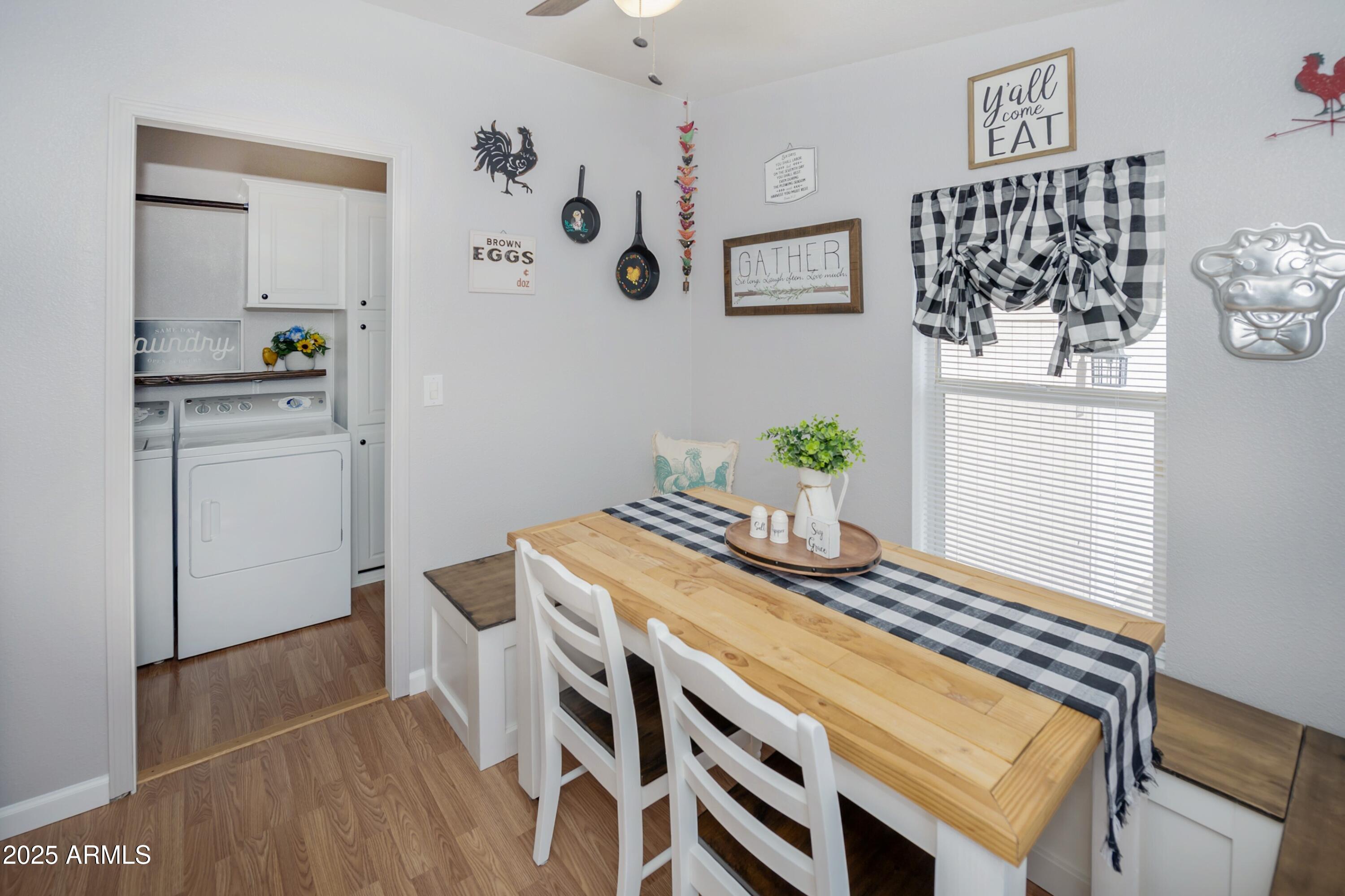 12320 Jacobs Road Mayer, AZ 86333 - Photo 14 of 37 a dining room with furniture and wooden floor