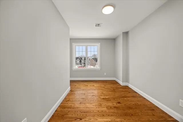 an empty room with window