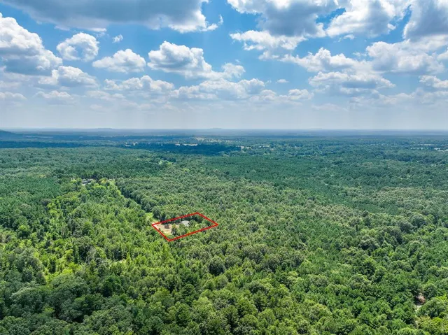 a view of a big yard with lots of green space and trampoline