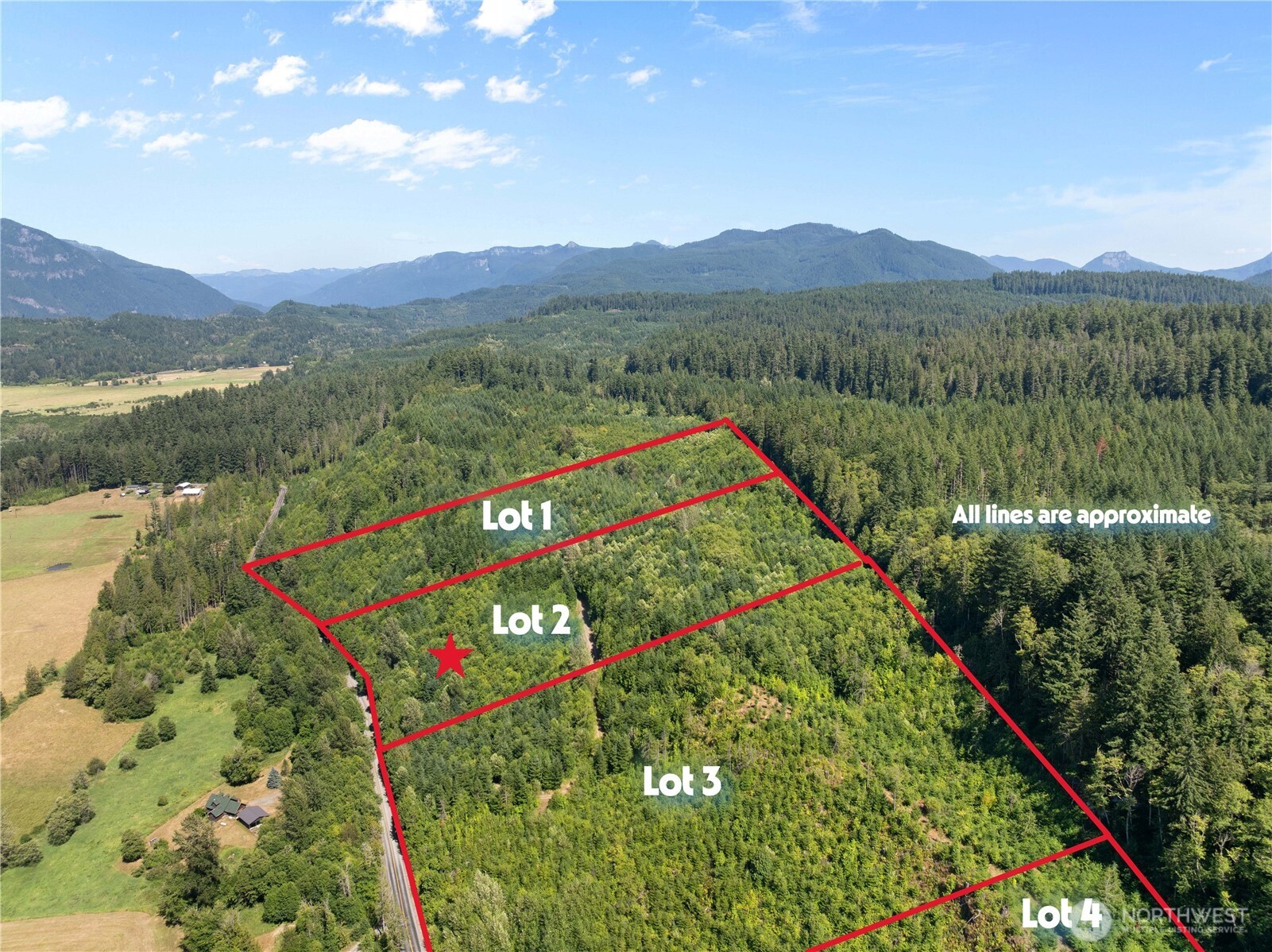 2 Skinner Road Randle, WA 98377 - Photo 16 of 28 a view of a lush green hillside and a houses