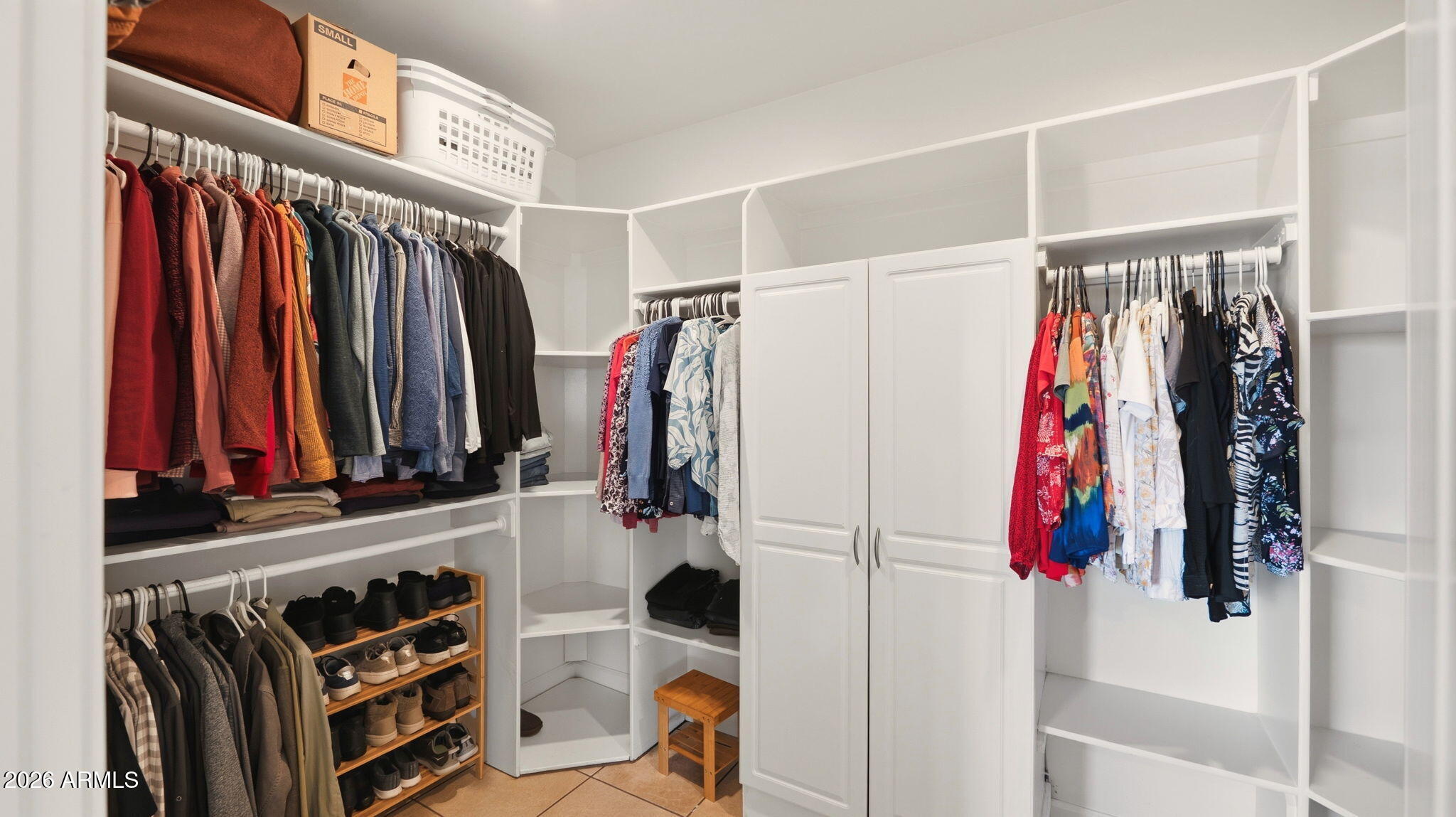 9630 North Aldrich Road Flagstaff, AZ 86004 - Photo 23 of 47 a view of walk in closet with clothes
