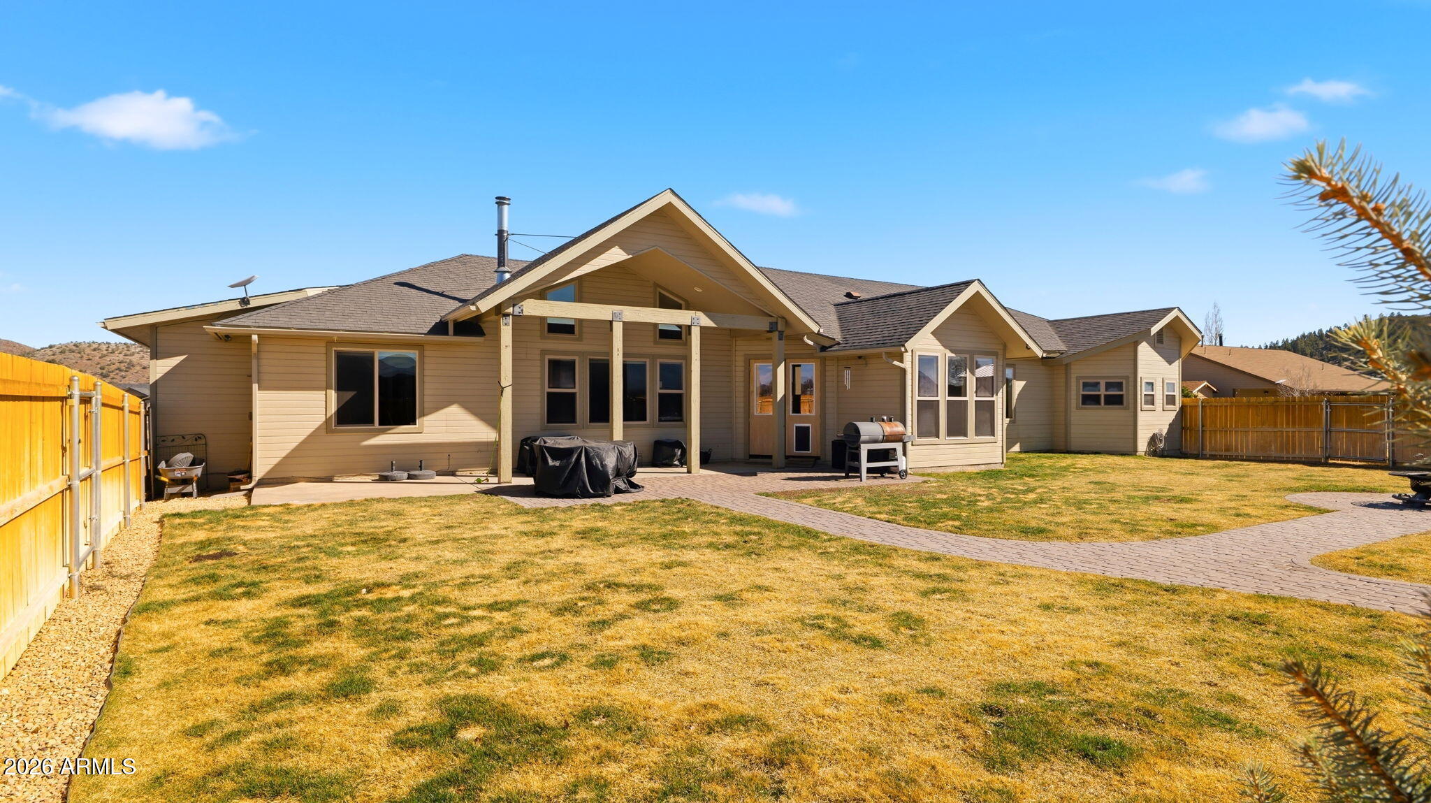9630 North Aldrich Road Flagstaff, AZ 86004 - Photo 36 of 47 a view of a house with snow on the background