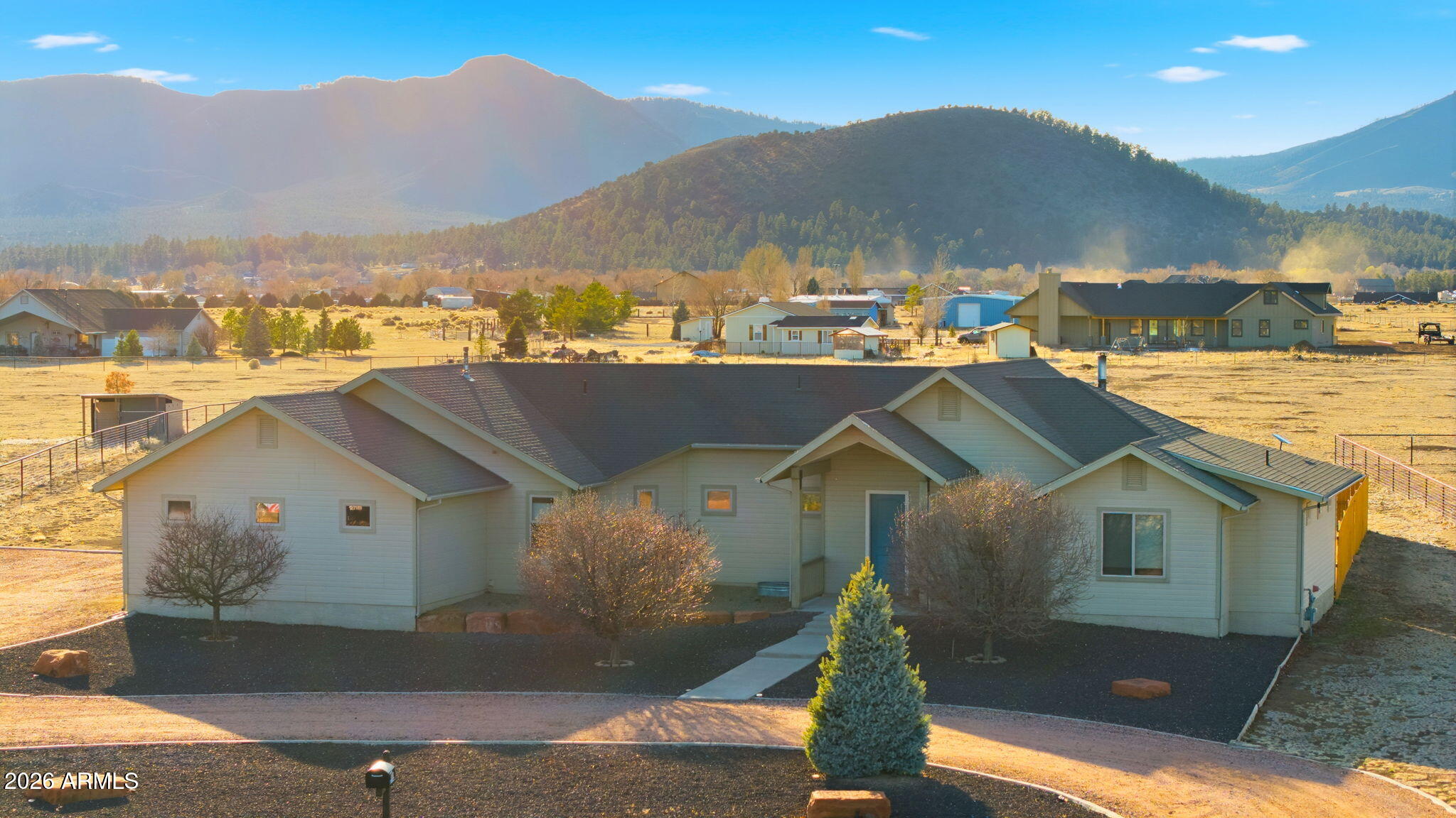 9630 North Aldrich Road Flagstaff, AZ 86004 - Photo 45 of 47 a view of house and outdoor space
