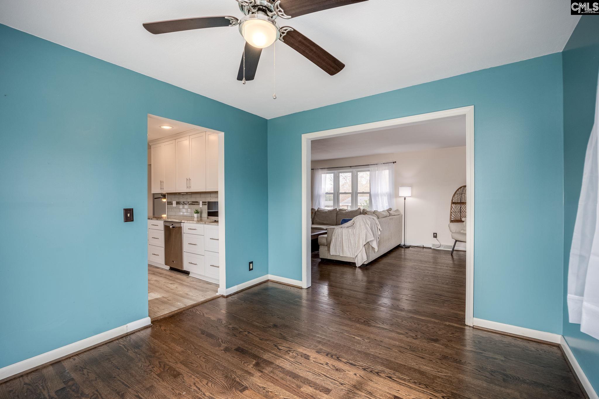 560 Edisto Street Batesburg, SC 29006 - Photo 20 of 49 a view of living room with furniture and a ceiling fan
