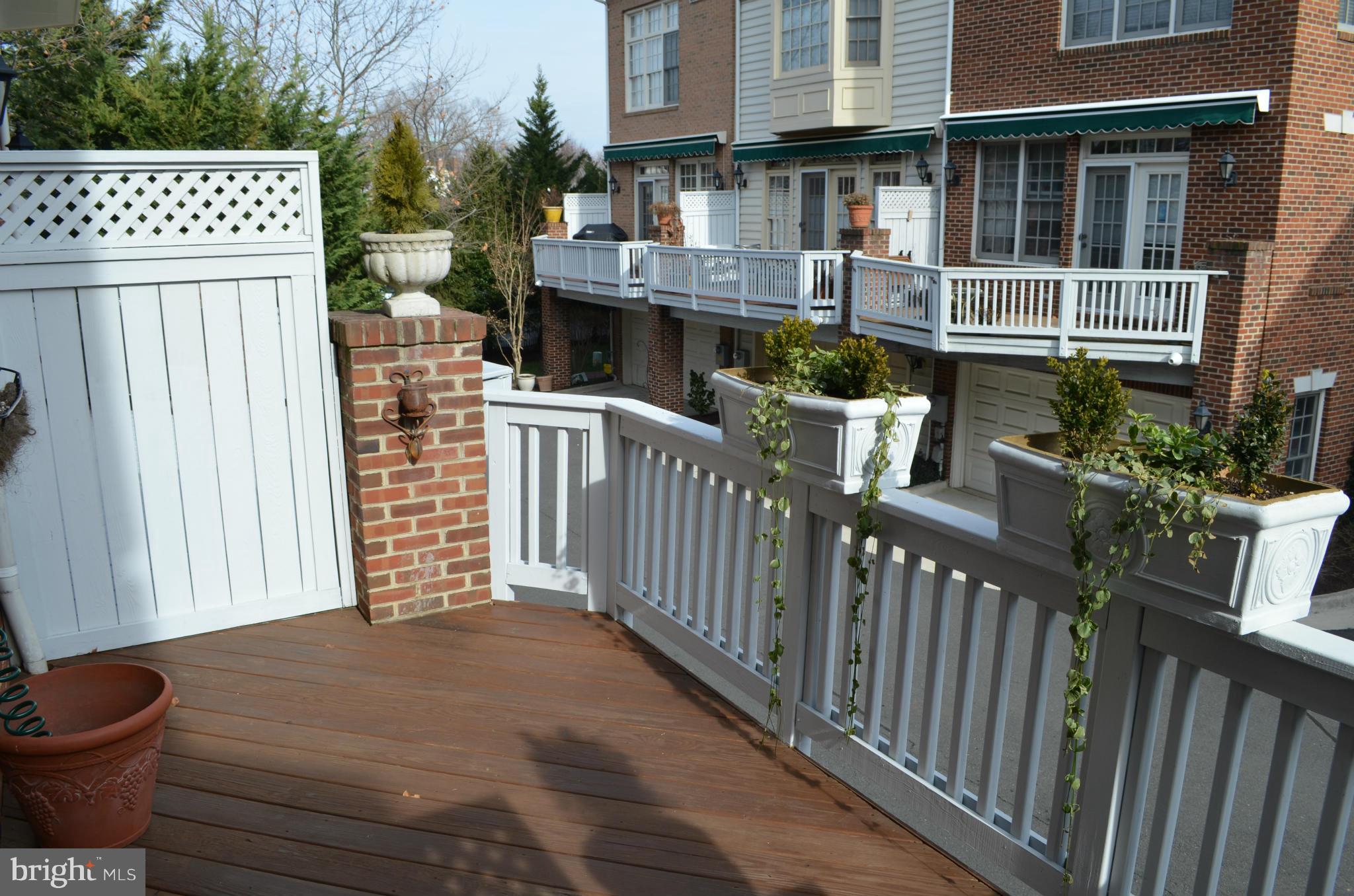302 South Payne Street Alexandria, VA 22314 - Photo 7 of 30 Rear Deck off Kitchen