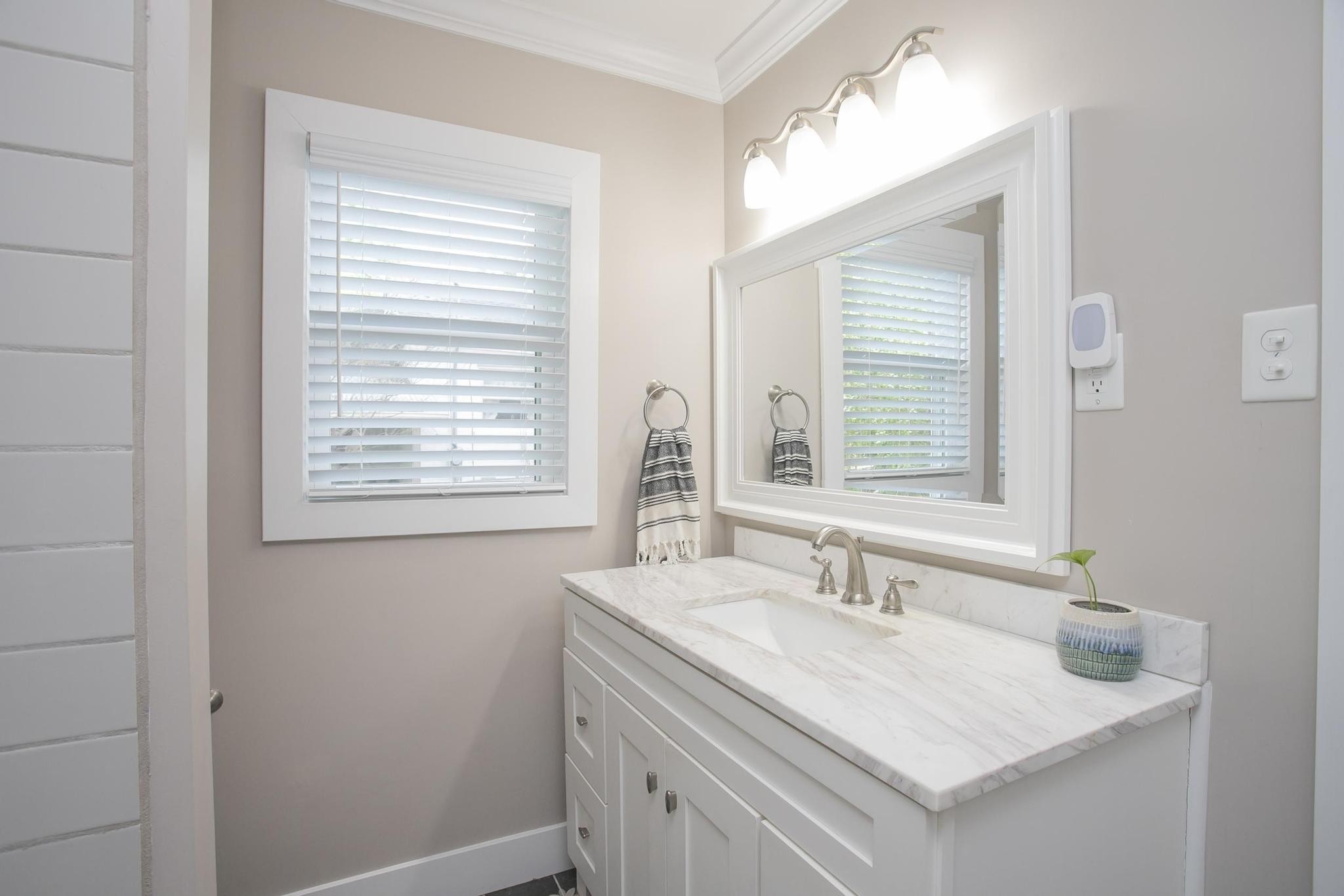 806 Fleming Street Columbia, TN 38401 - Photo 24 of 54 a bathroom with a sink vanity and a mirror