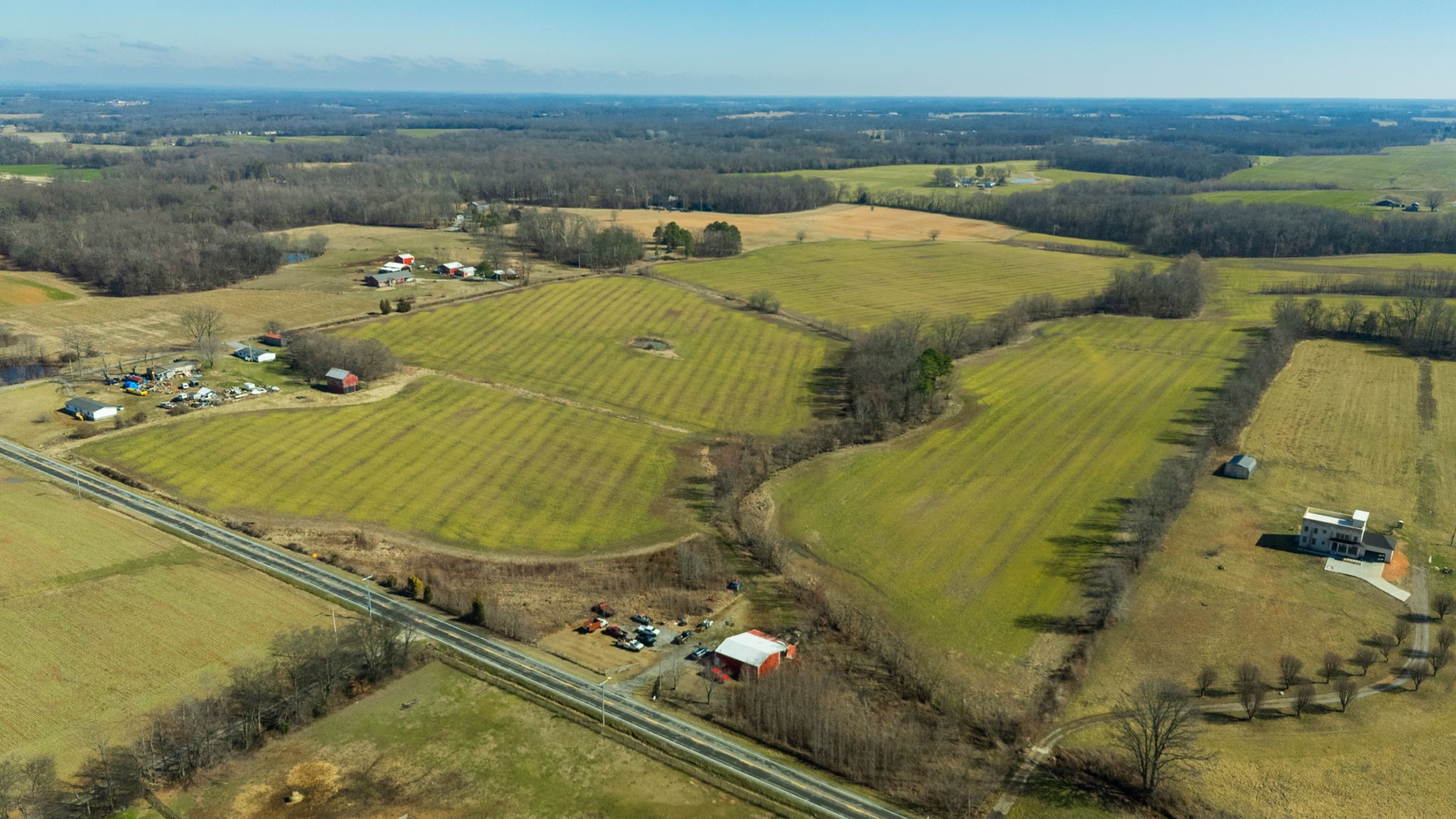 1902 Kinneys Road Adams, TN 37010 - Photo 55 of 59 an aerial view of a residential houses with outdoor space