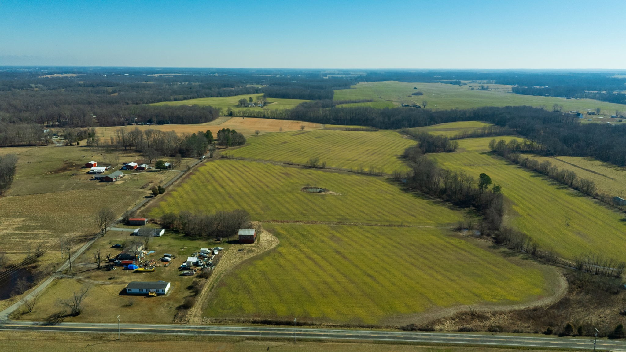 1902 Kinneys Road Adams, TN 37010 - Photo 57 of 59 an aerial view of a residential houses with outdoor space