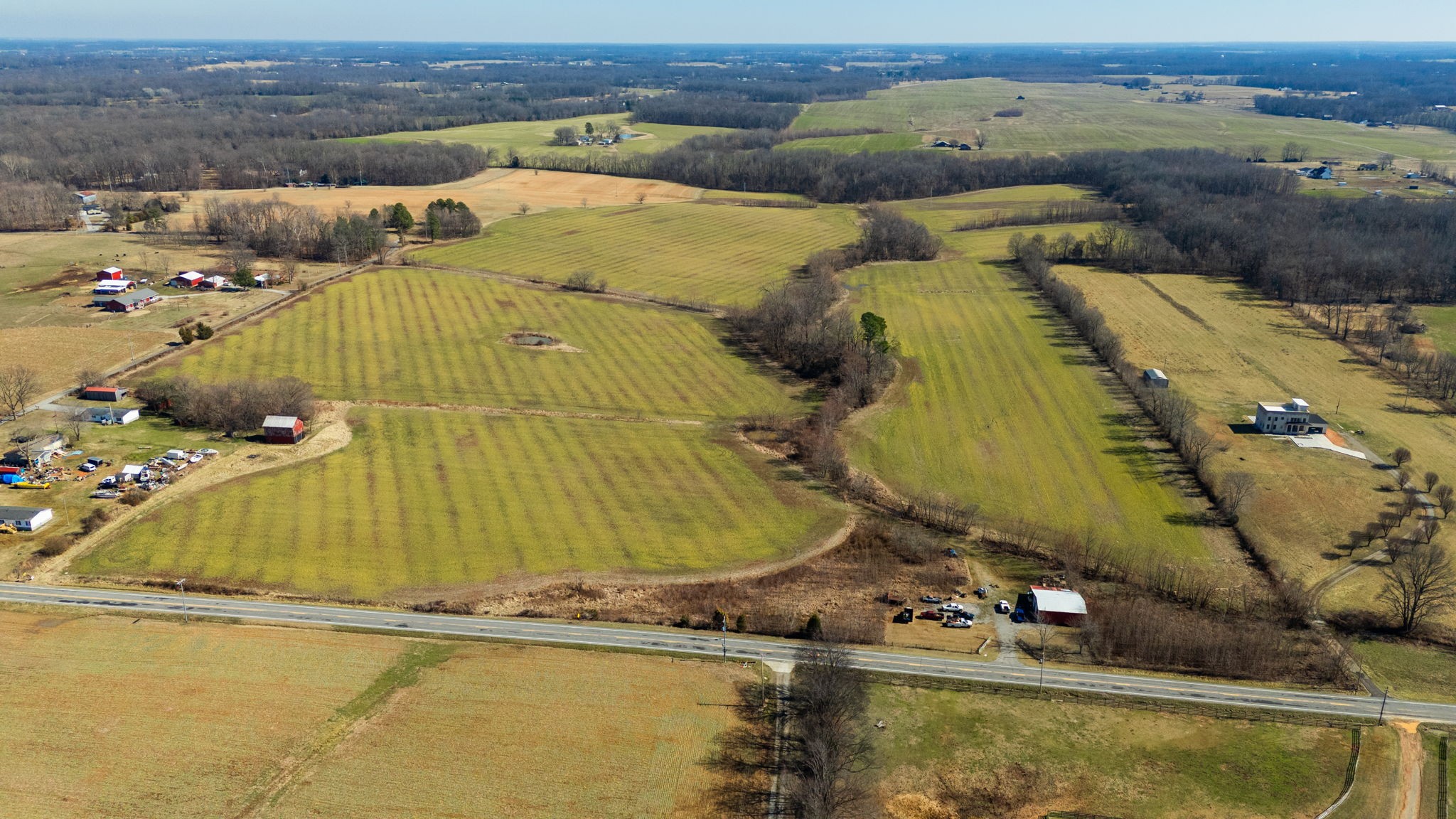 1902 Kinneys Road Adams, TN 37010 - Photo 7 of 59 an aerial view of residential houses with outdoor space