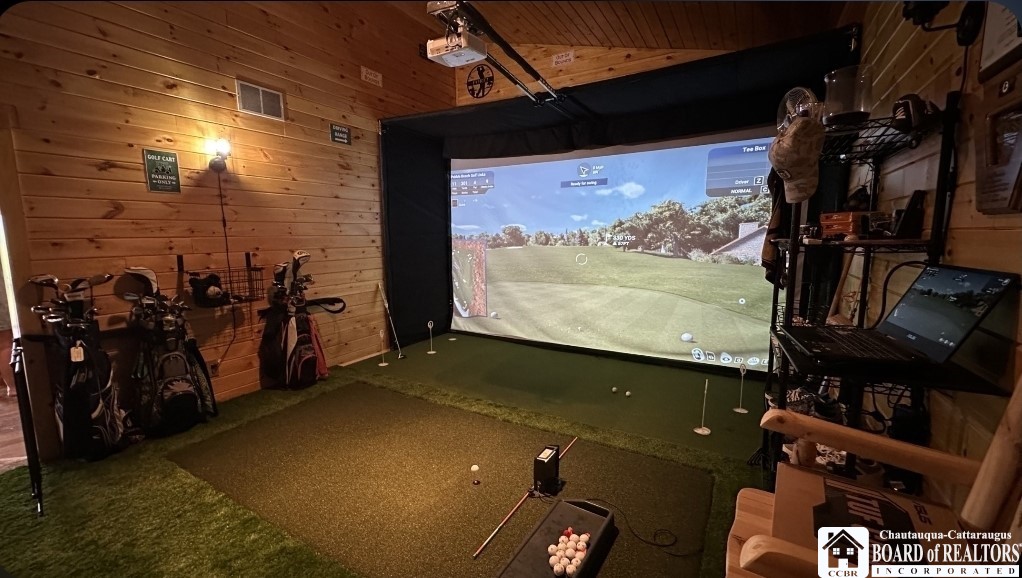 8509 West Hill Road Allen, NY 14711 - Photo 20 of 48 Golf Sim & Gaming Room