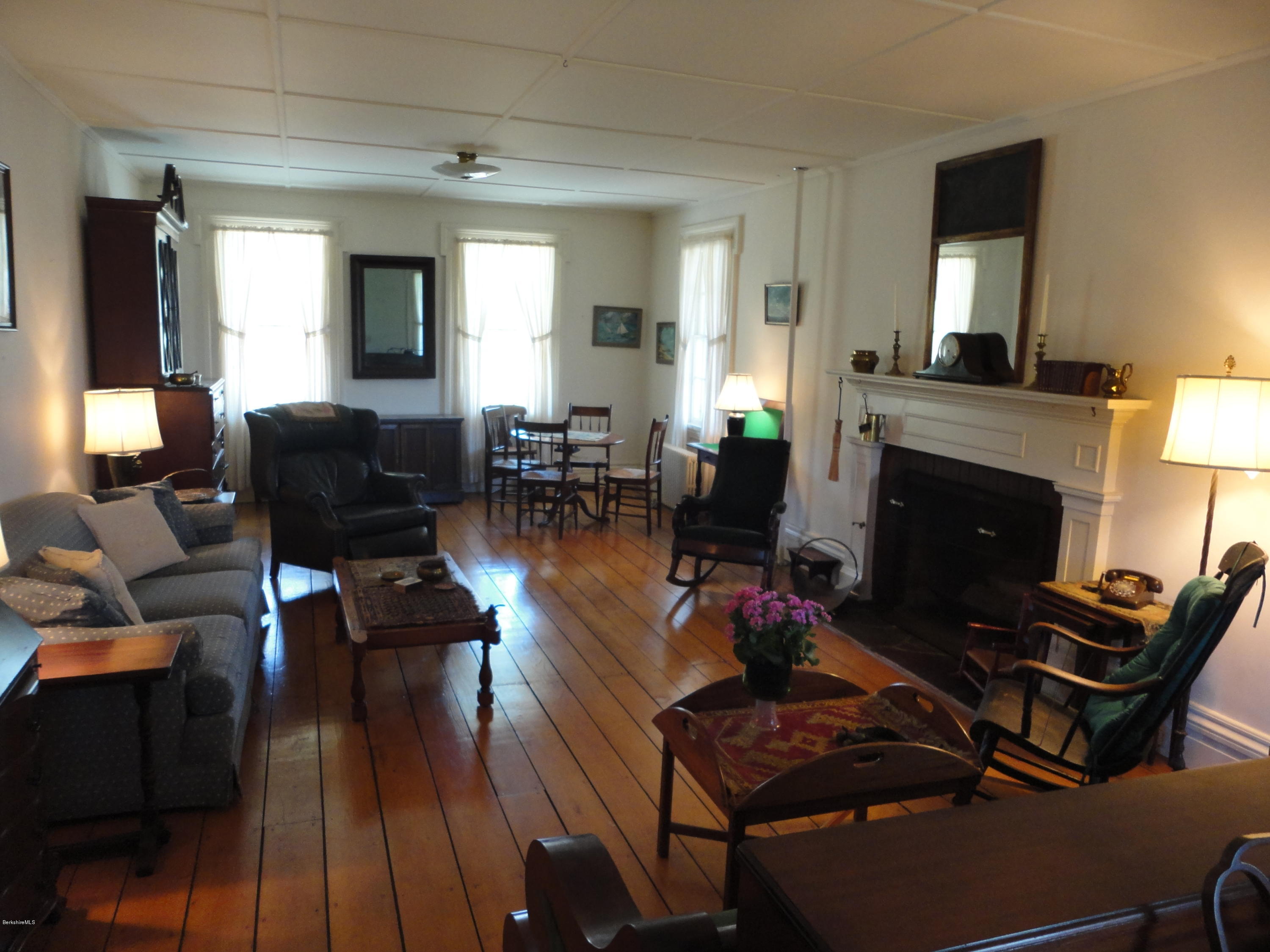 25 West Center Road West Stockbridge, MA 01266 - Photo 23 of 30 living room with fireplace