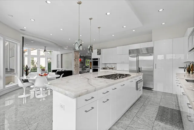 a outdoor living space with furniture and a garden