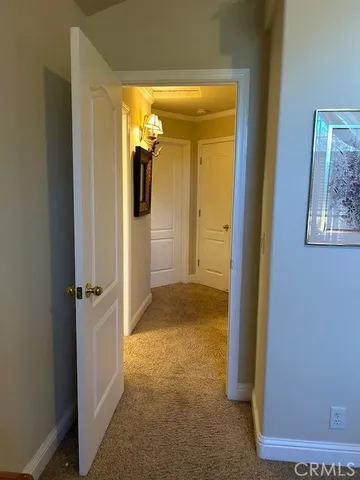 a car parked in a garage