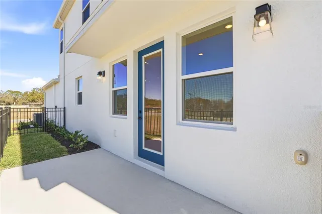a view of a house entryway