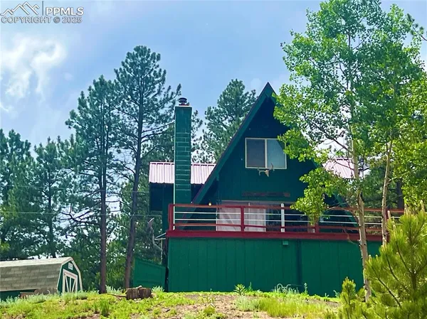 a aerial view of a house