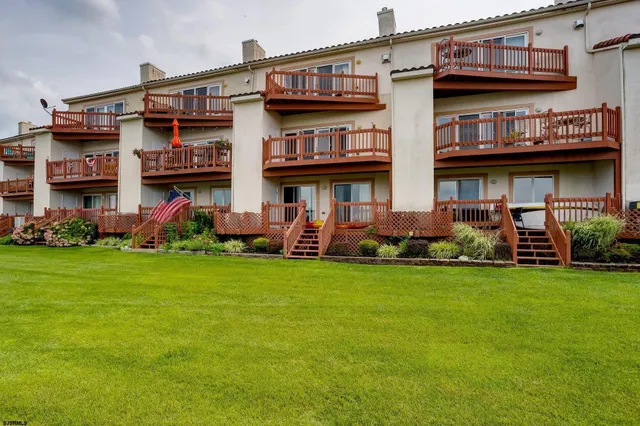 a view of a city with an ocean