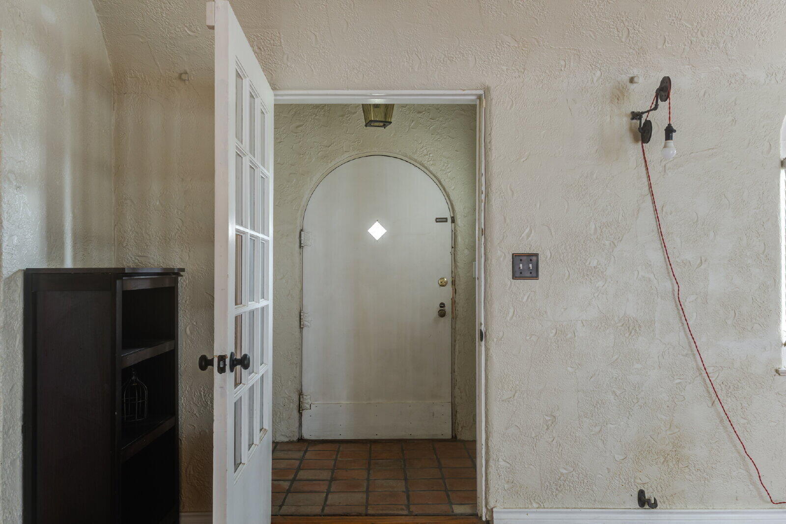2305 18th Street, Unit FRONT Lubbock, TX 79401 - Photo 35 of 73 a bathroom with a granite countertop shower