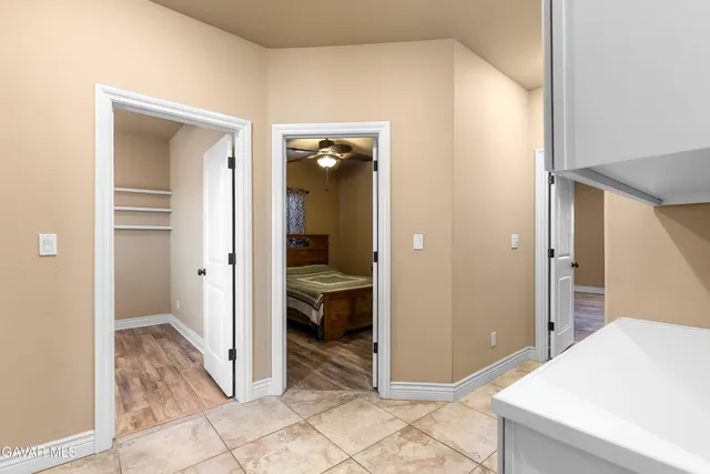 a view of livingroom with hardwood floor and hallway