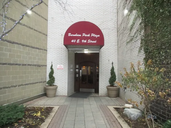 a view of a entryway door front of house