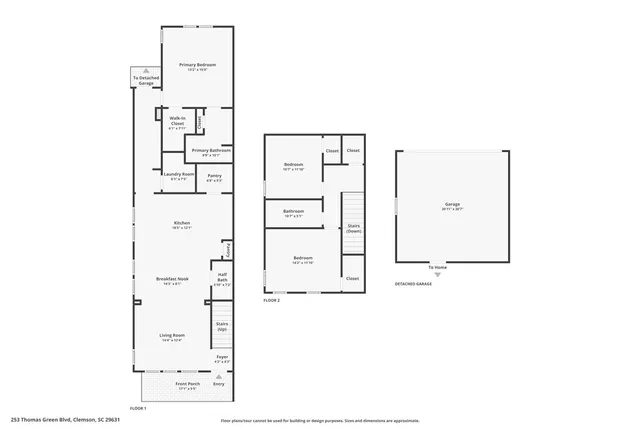 $570,000 | 253 Thomas Green Boulevard, Clemson, SC 29631