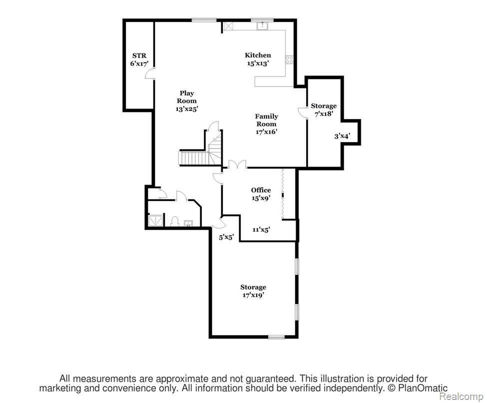 3758 Sleepy Fox Drive Rochester, MI 48309 - Photo 66 of 66 Lower level Floor plan