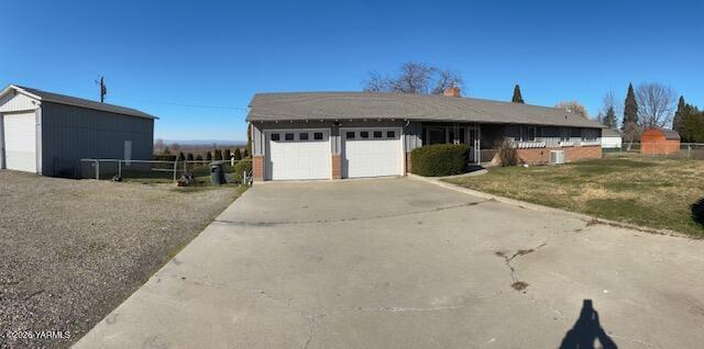 a view of house with outdoor space