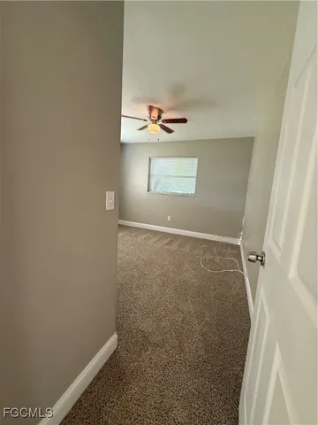 view of a room with a window