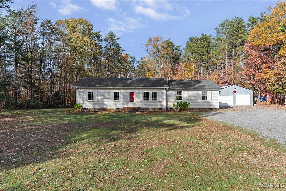 975 Windyknight Road Montpelier, VA 23192 - Photo 33 of 38 Single story home featuring a front lawn, an outdo