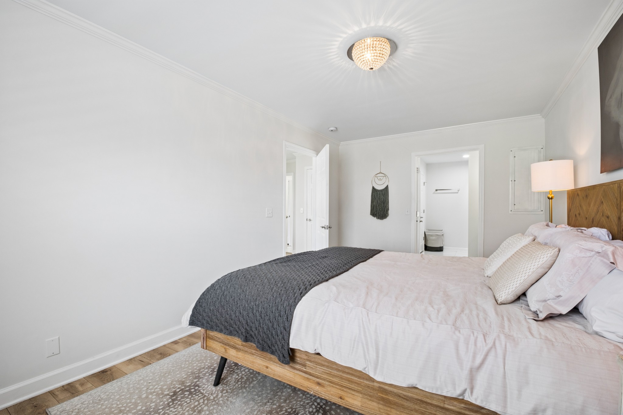 2418 Abbott Martin Road Nashville, TN 37215 - Photo 27 of 54 a bedroom with a bed and a window