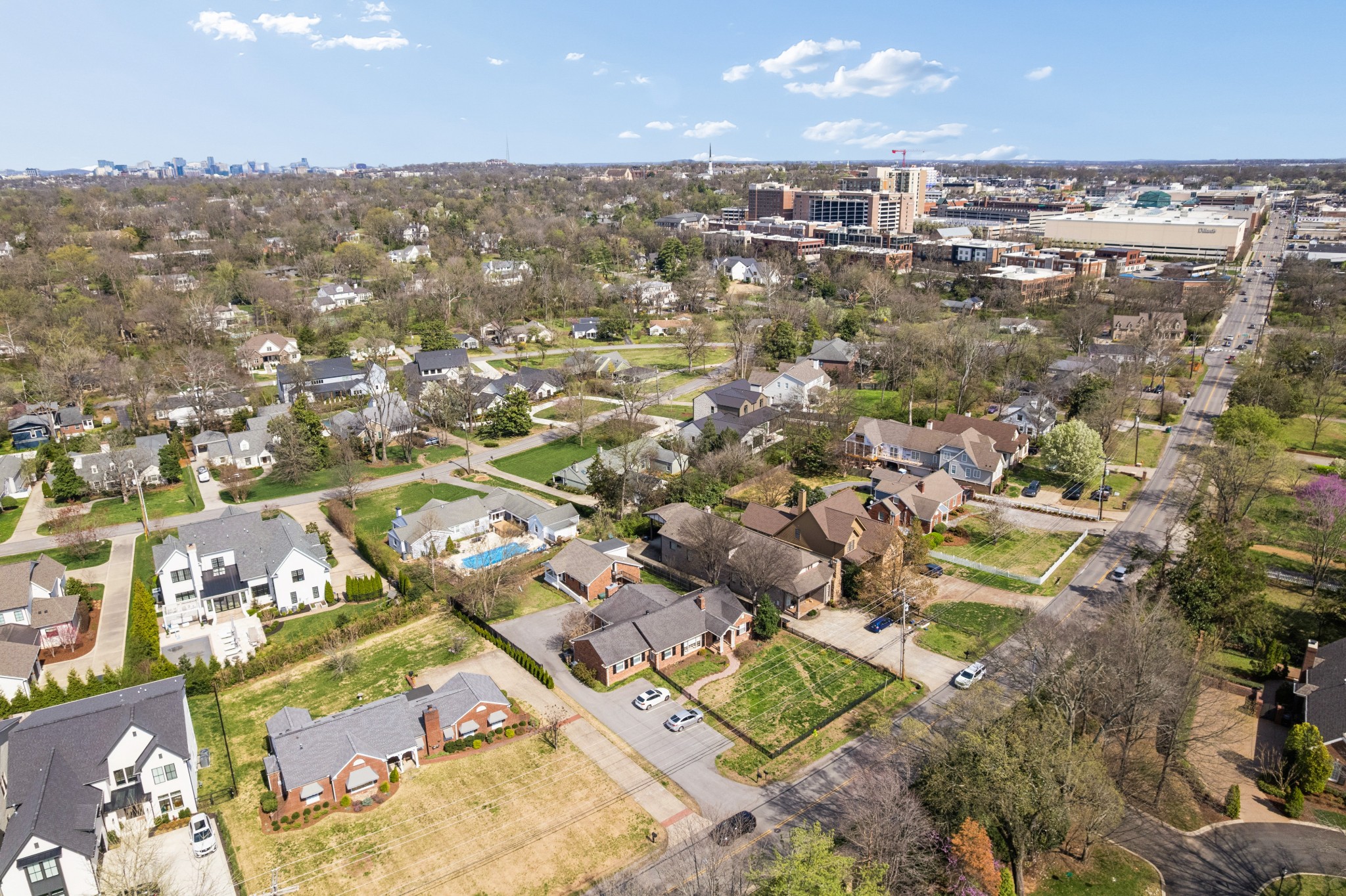 2418 Abbott Martin Road Nashville, TN 37215 - Photo 48 of 54 an aerial view of residential houses with outdoor space