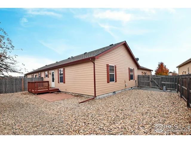 a backyard of a house