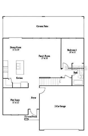 a picture of a floor plan