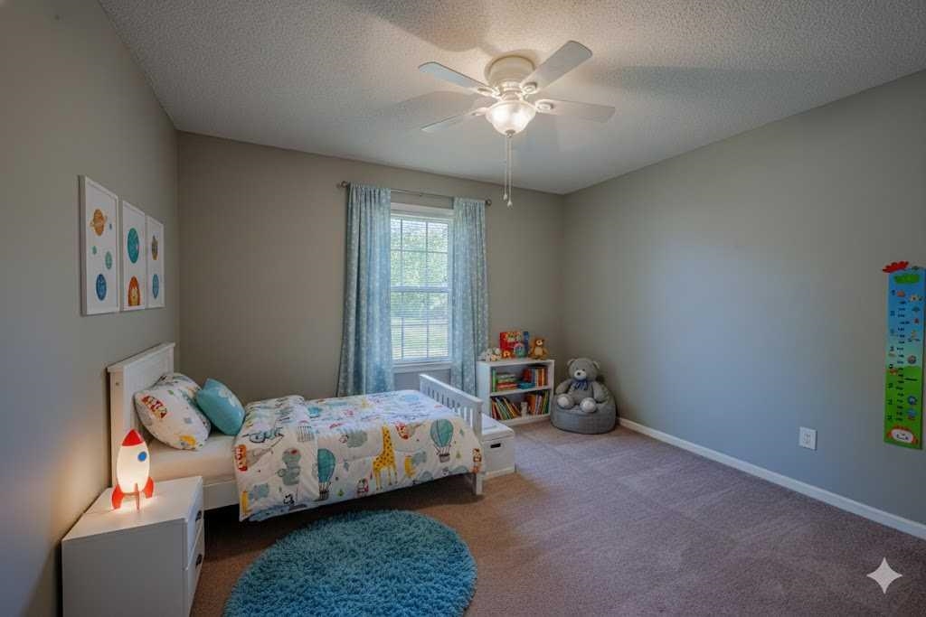 7125 Crestridge Road Memphis, TN 38119 - Photo 20 of 36 Secondary bedroom virtually staged