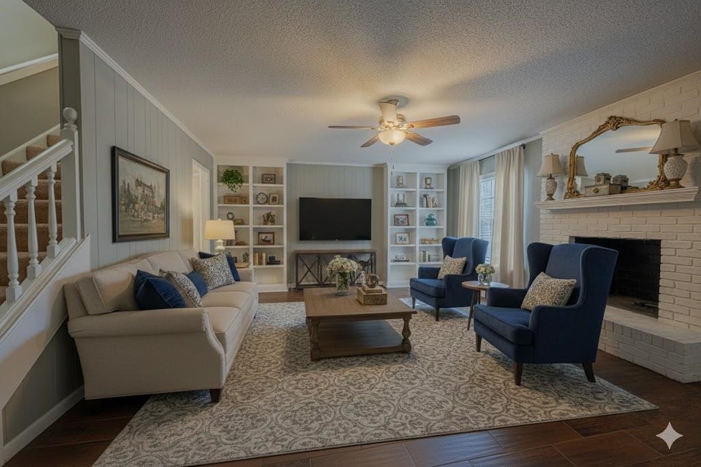 7125 Crestridge Road Memphis, TN 38119 - Photo 7 of 36 Living Room virtually staged