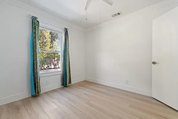 wooden floor in an empty room