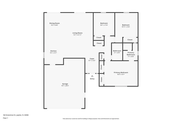 $599,000 | 162 Greentree Circle, Jupiter, FL 33458
