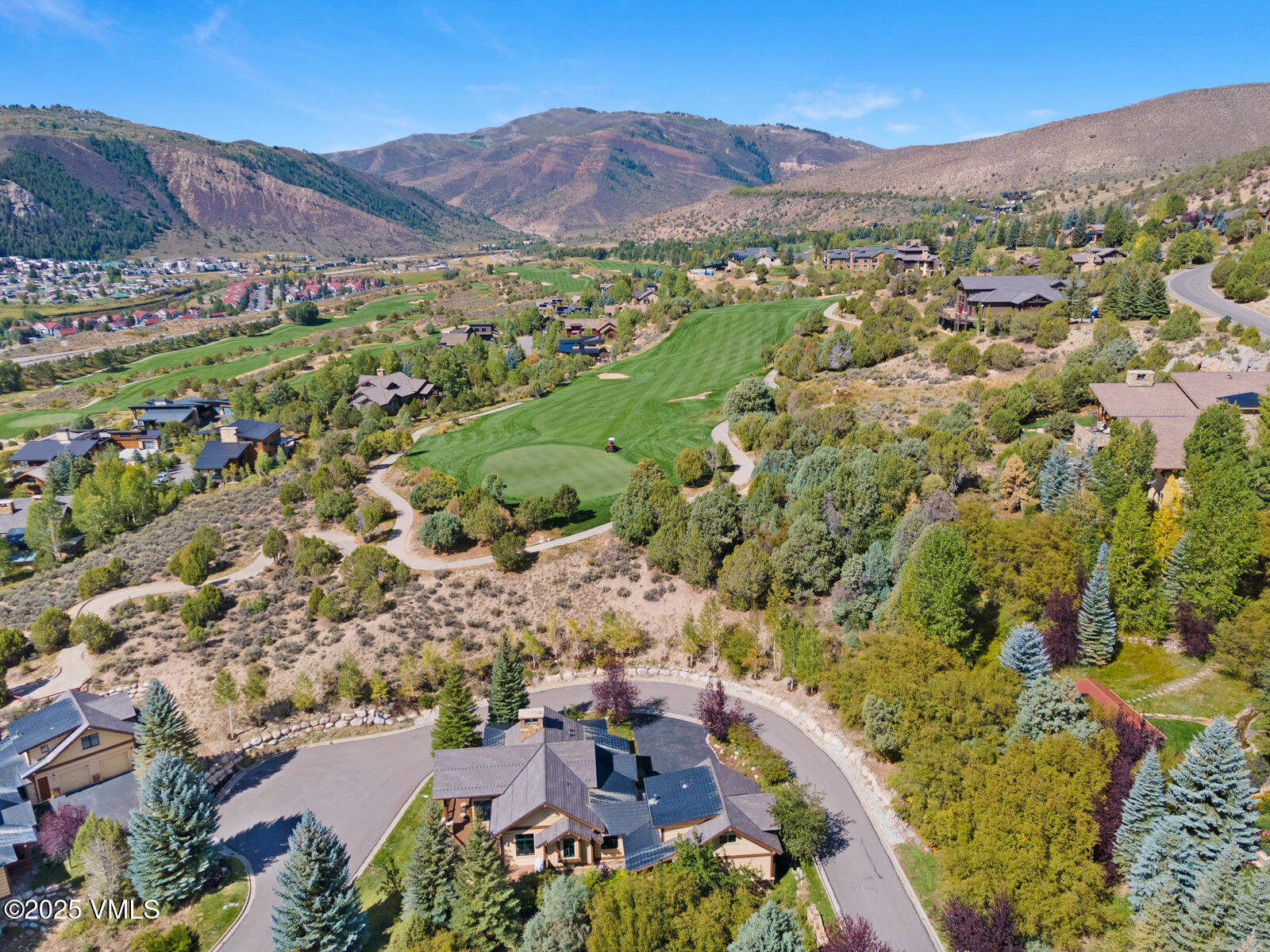 130 Fall Creek Road Edwards, CO 81632 - Photo 47 of 52 an aerial view of a house with a yard