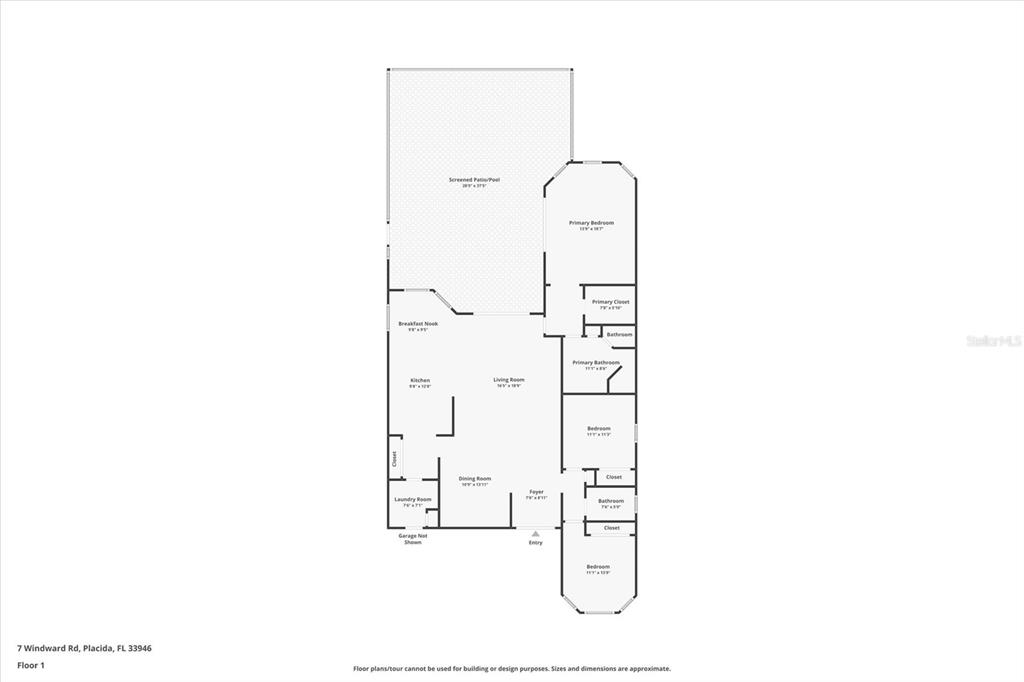 7 Windward Road Placida, FL 33946 - Photo 34 of 34 a picture of floor plan