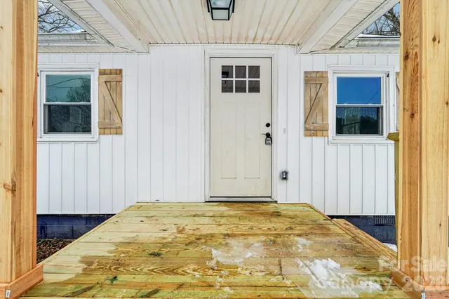 a view of a backyard of a house