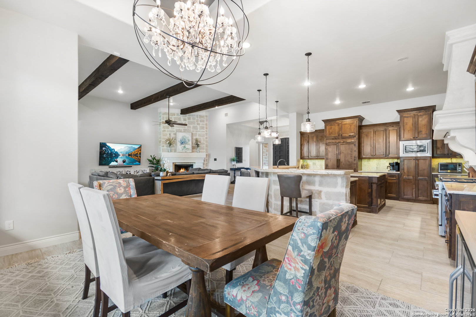 9 Ranch Brook Road Boerne, TX 78015 - Photo 17 of 59 a view of a dining area with furniture