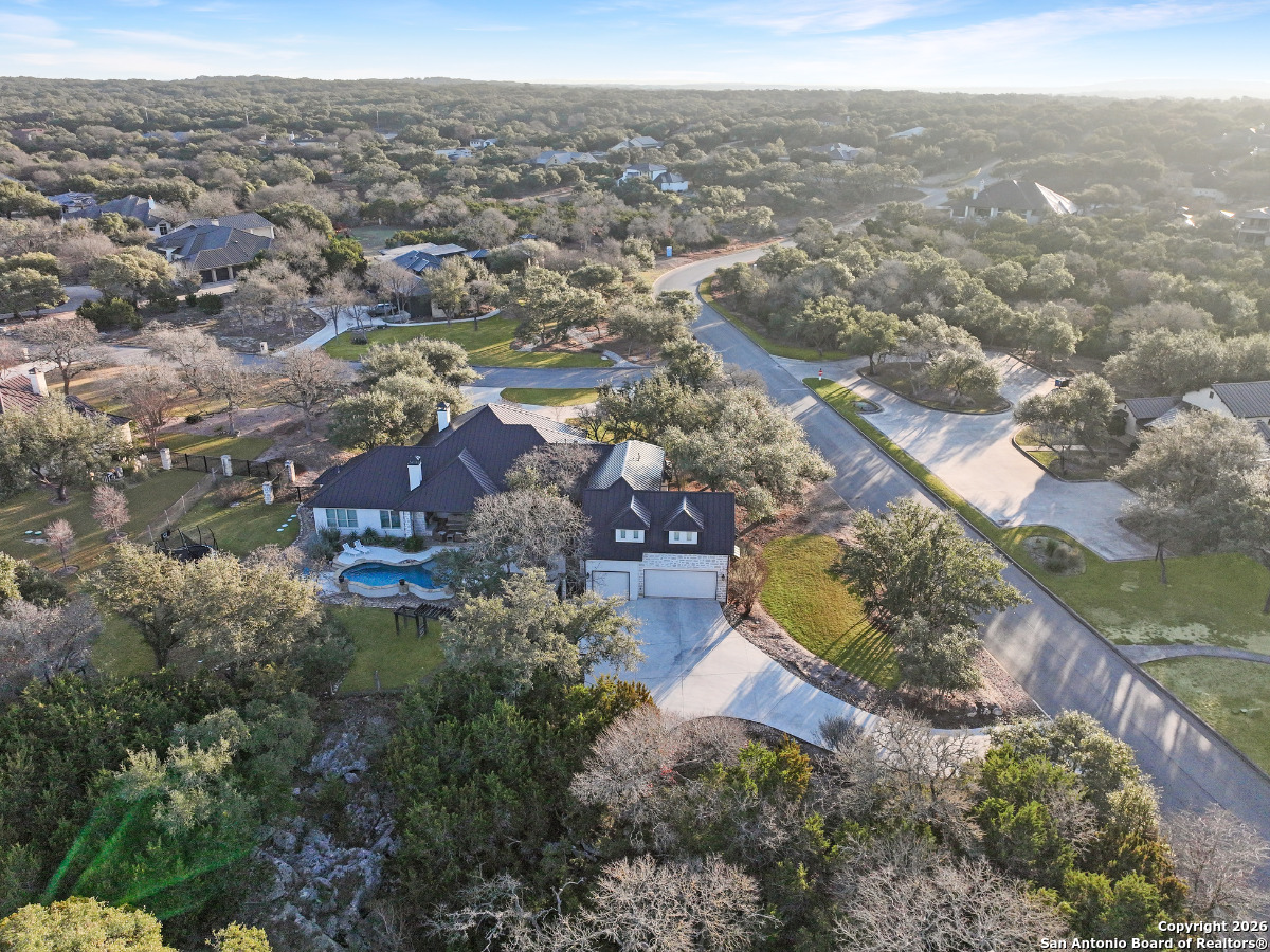 9 Ranch Brook Road Boerne, TX 78015 - Photo 53 of 59 an aerial view of residential house with outdoor space