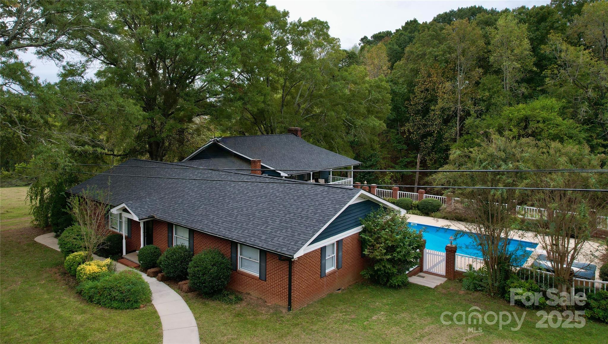 11720 Kluttz Road Gold Hill, NC 28071 - Photo 3 of 35 an aerial view of a house