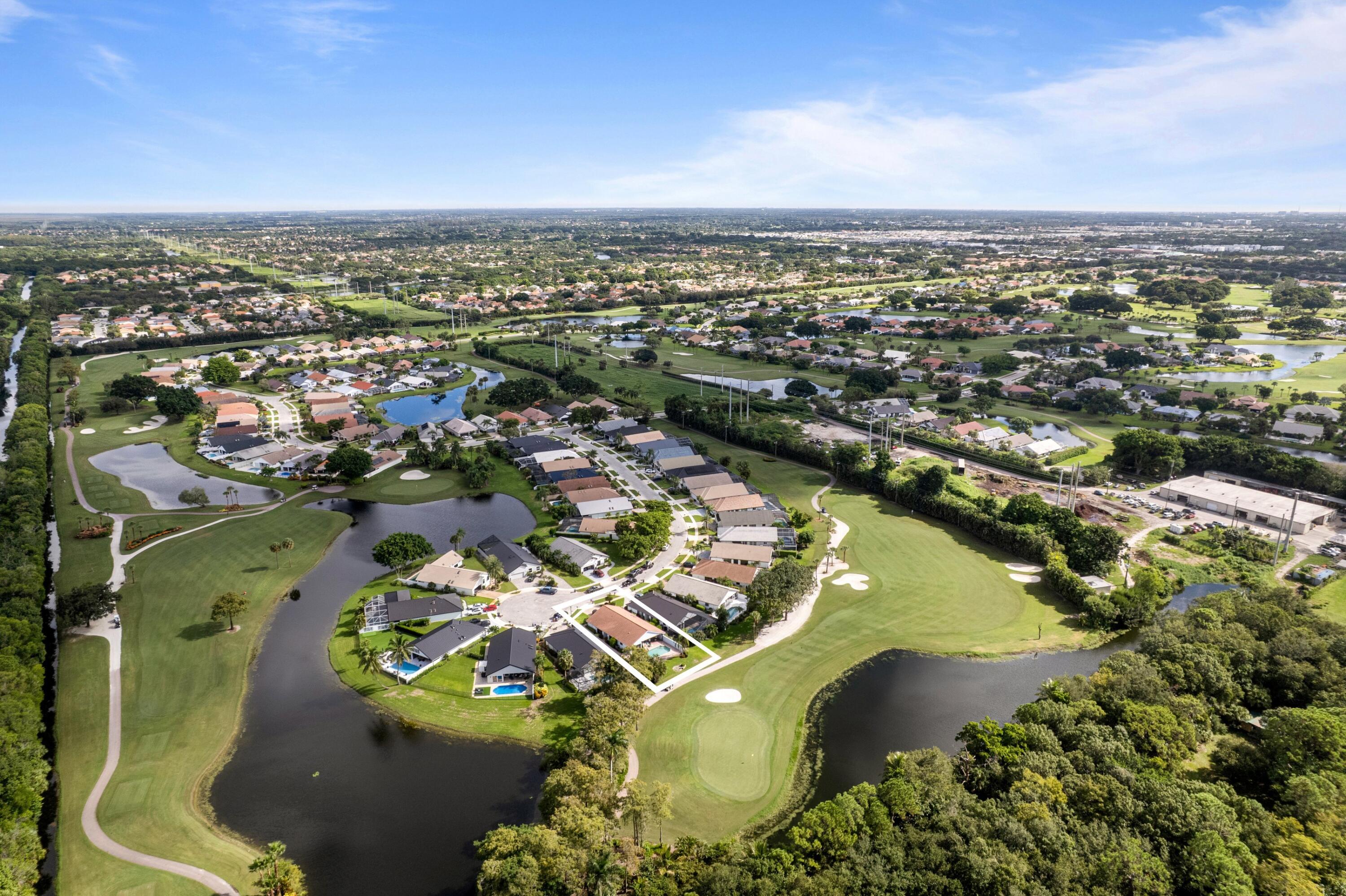 21452 Bridgeview Drive Boca Raton, FL 33428 - Photo 29 of 77 Aerial Neighborhood View