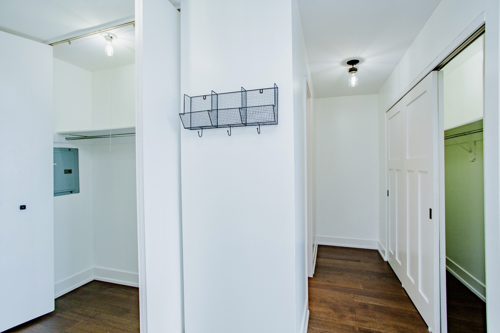 655 West Irving Park Road, Unit 4407 Chicago, IL 60613 - Photo 12 of 19 a view of a hallway with wooden floor