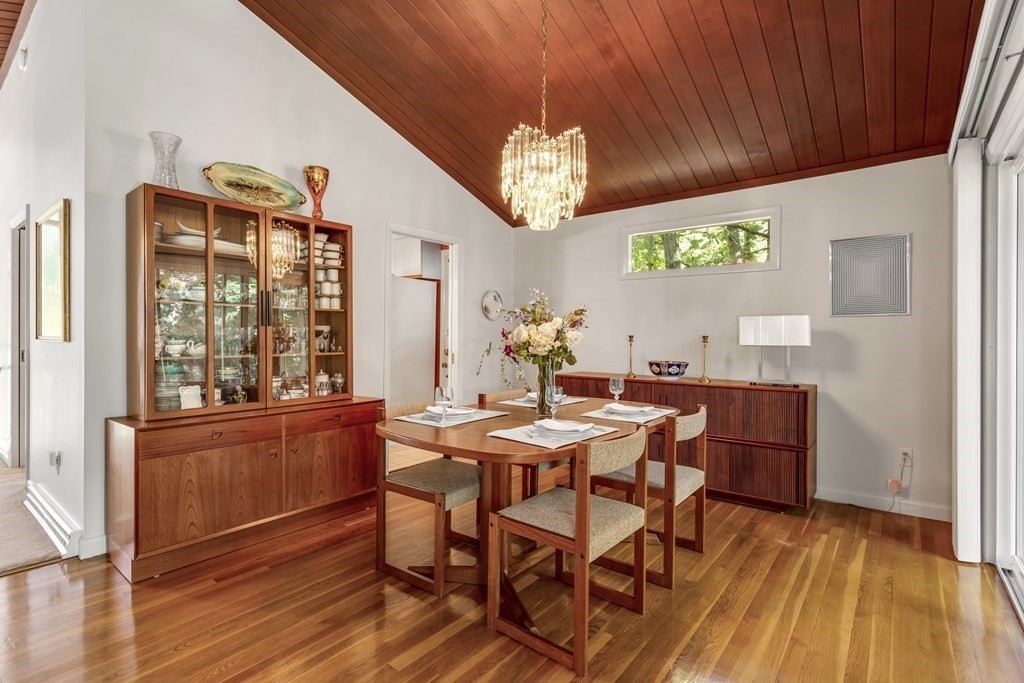 32 Spring Lane Sharon, MA 02067 - Photo 5 of 37 a view of a dining room with furniture window and wooden floor
