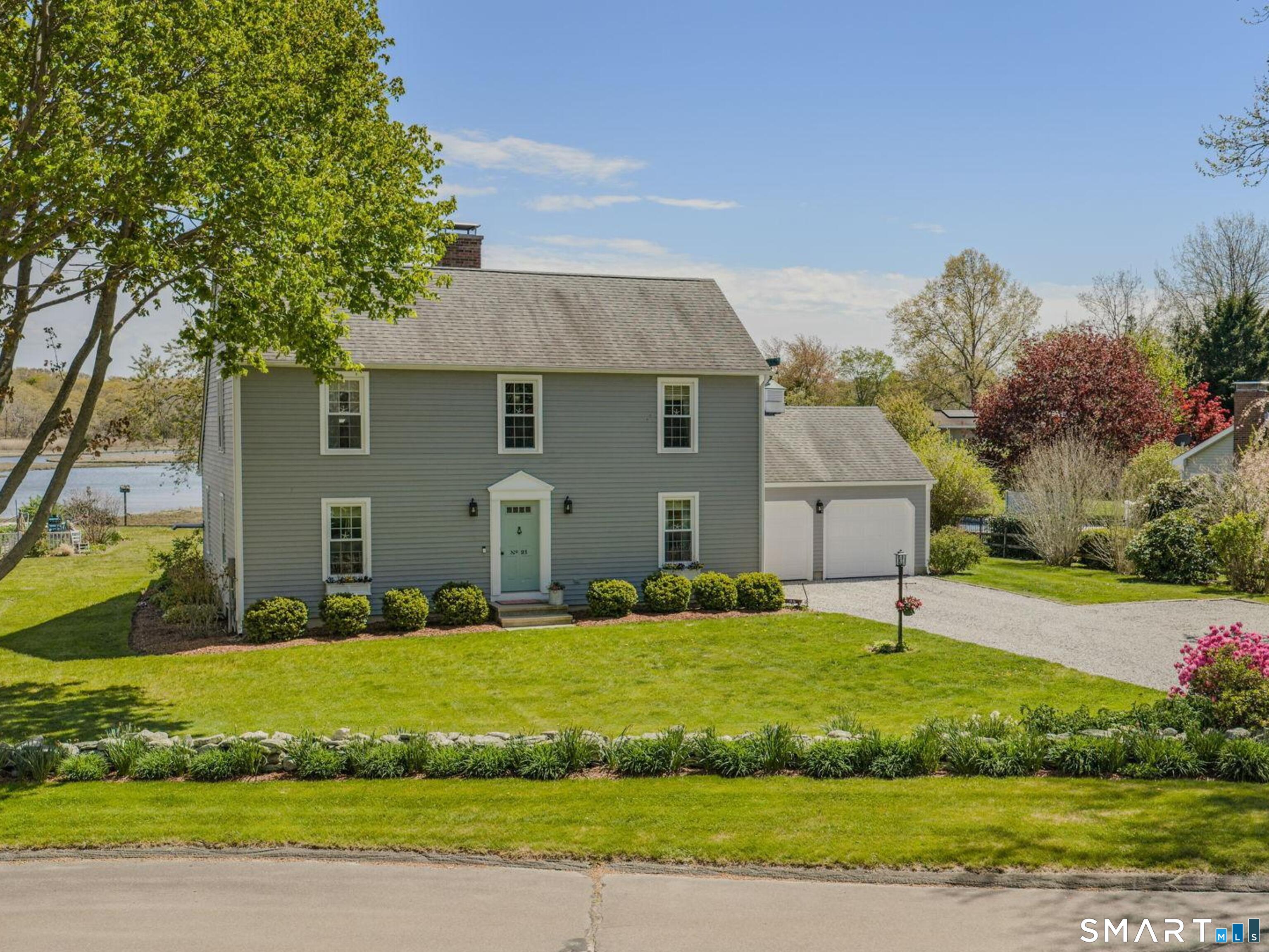 21 Hefflon Farm Road Old Lyme, CT 06371 - Photo 2 of 40 Welcome Home to 21 Hefflon Farm overlooking the water!