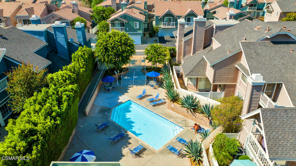 1854 Rory Lane, Unit 6 Simi Valley, CA 93063 - Photo 24 of 26 an aerial view of a house with outdoor space
