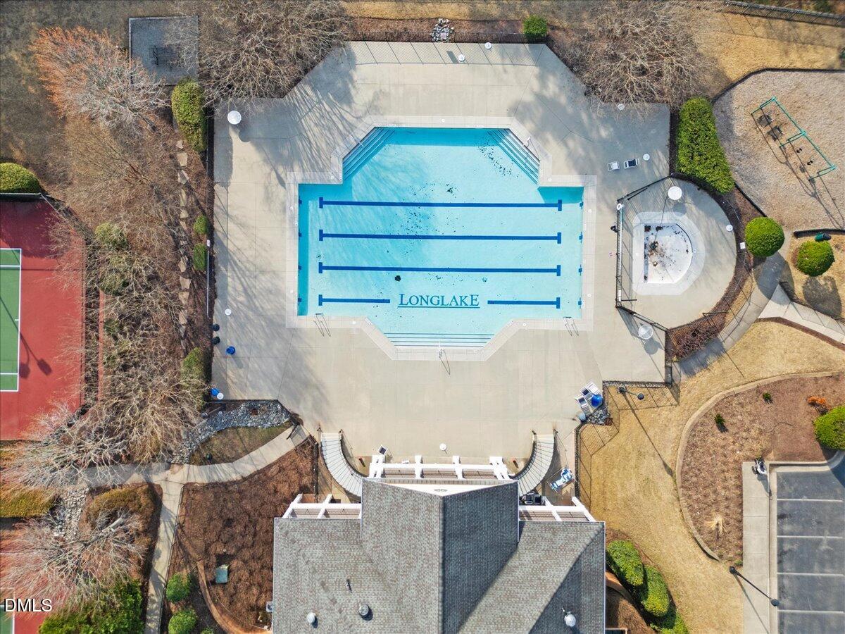 7728 Silver View Lane Raleigh, NC 27613 - Photo 47 of 53 an aerial view of a fireplace with sitting area