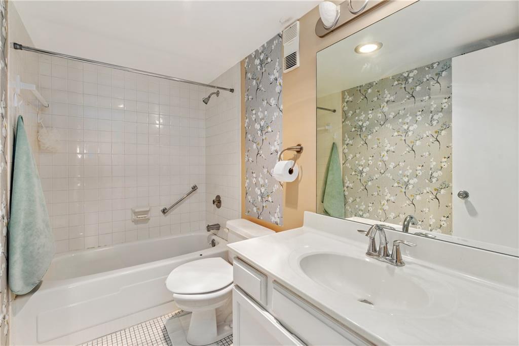 5600 Munhall Road, Unit 816 Pittsburgh, PA 15217 - Photo 17 of 20 a bathroom with a sink toilet and shower