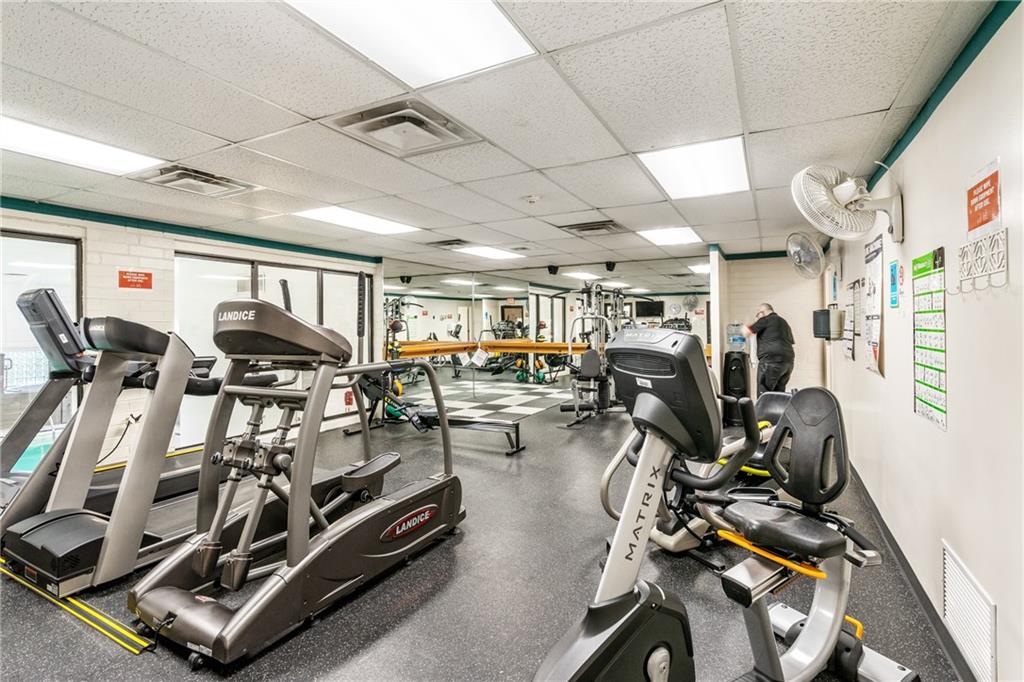 5600 Munhall Road, Unit 816 Pittsburgh, PA 15217 - Photo 18 of 20 a view of a room with gym equipment